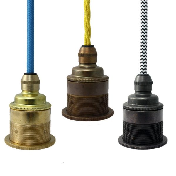 Single Ring Bulb Holder Bronze