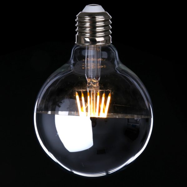 Led Crown Mirror Silver G125