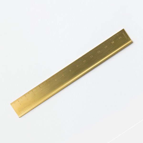 Solid Brass Ruler