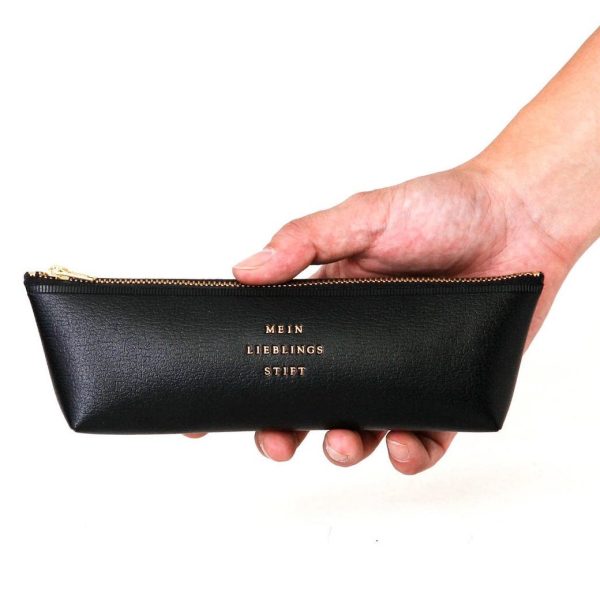 Fastener Pen Case Black