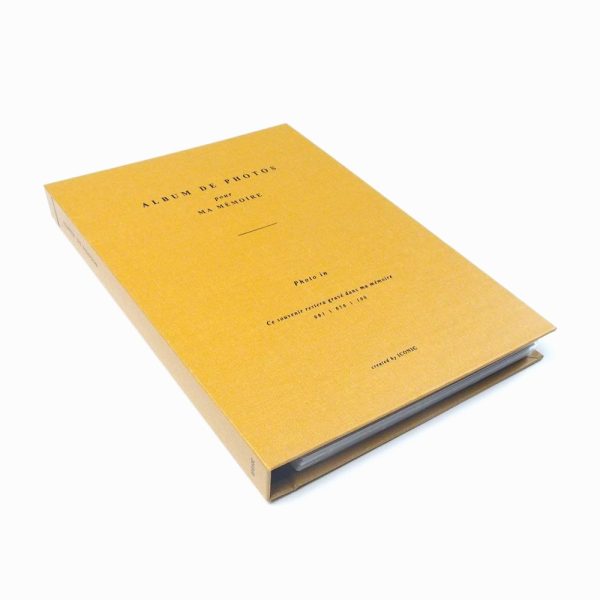 Photo album mustard