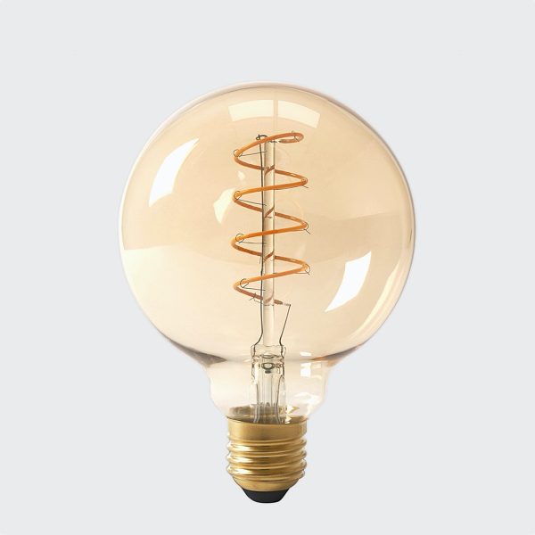 Led Filament Spiral G95 Amber