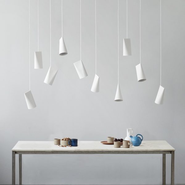 Ceramic Pendant Lamp White