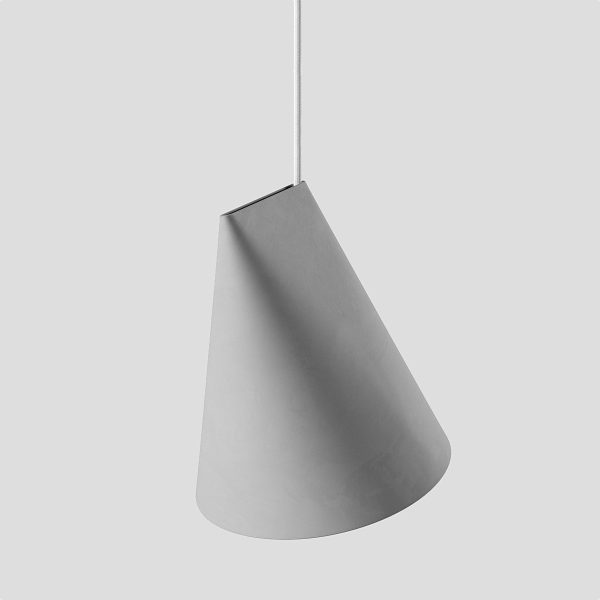 Ceramic Pendant Lamp Grey