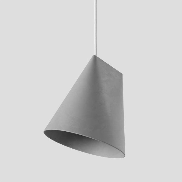 Ceramic Pendant Lamp Grey