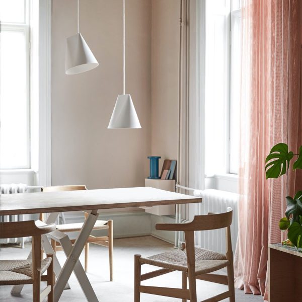 Ceramic Pendant Lamp White