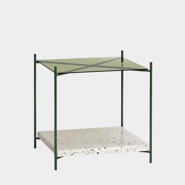 Coffee Table Glass & Terrazzo
