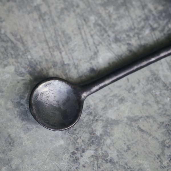 Ceramic Spoon Black Brown