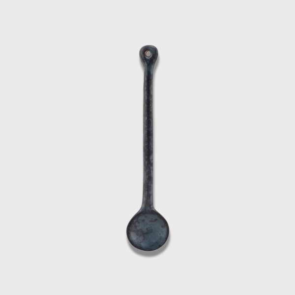 Ceramic Spoon Black Brown
