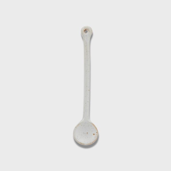 Ceramic Spoon White Grey