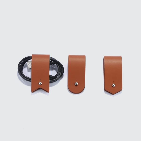 Cable Holder Trio Mattone