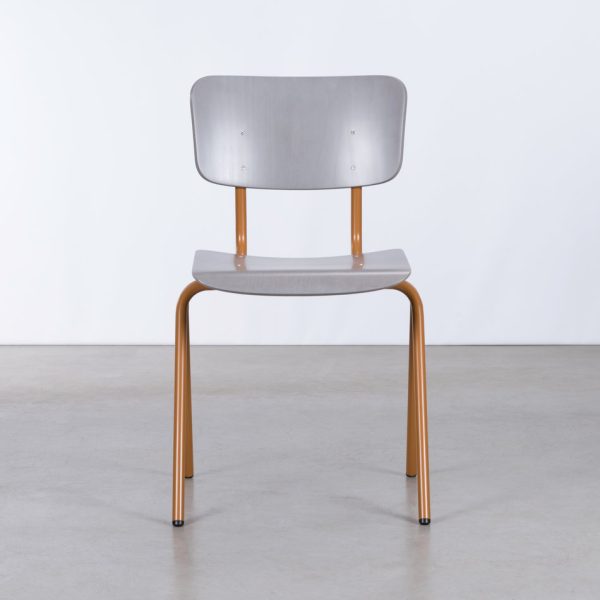 Tubular Chair Ochre Grey