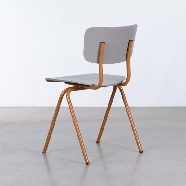 Tubular Chair Ochre Grey