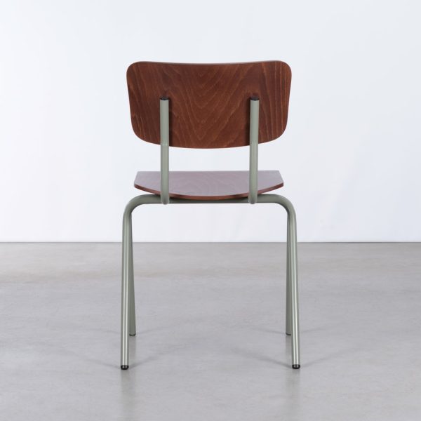 Tubular Chair Grey Brown