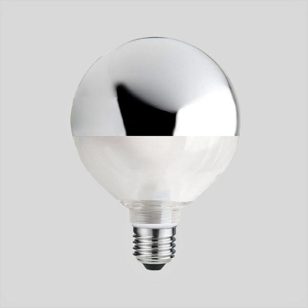 Crown Mirror Silver Lamp