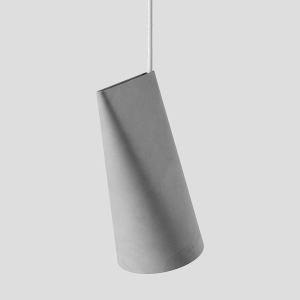 Ceramic Pendant Lamp Grey