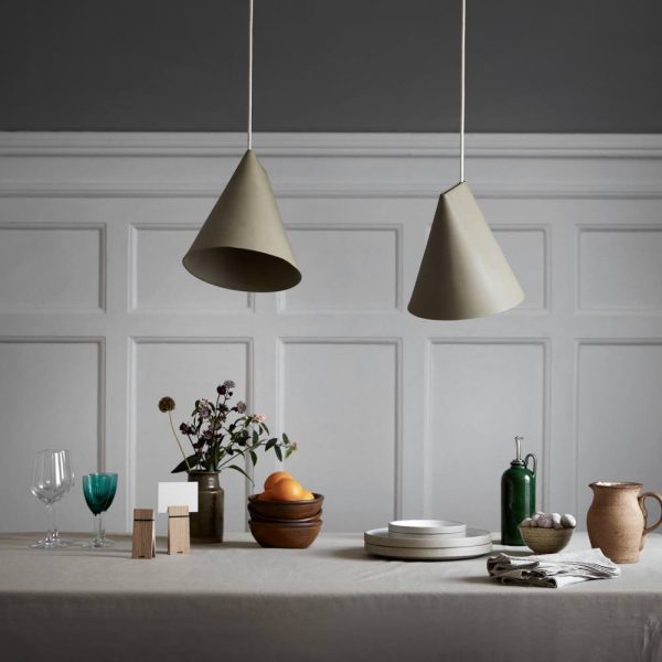 Ceramic Pendant Lamp Olive