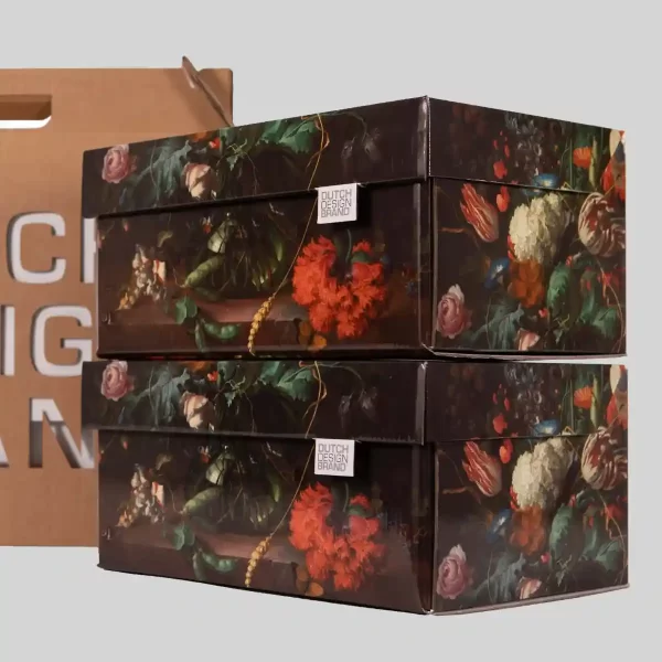 Dutch Design Flowers Storage Box x2