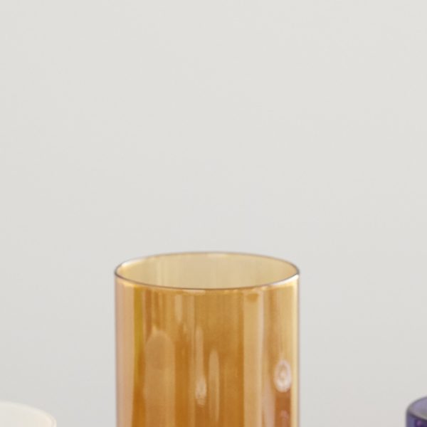 Amber Jar with Lid