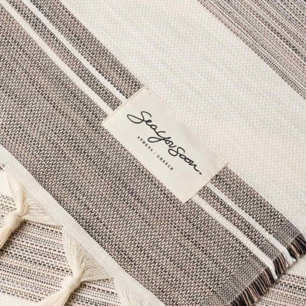 Linosa Beach Towel Mocha