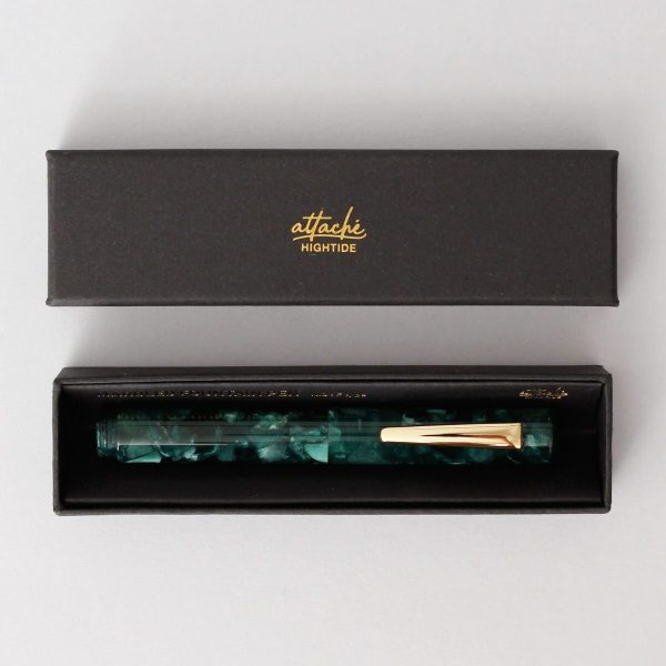 Marbled Fountain Pen Green