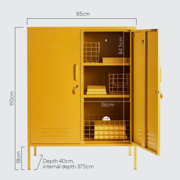 Midi Locker - Various Colors