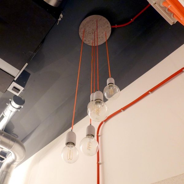 Concrete Bulb Holder
