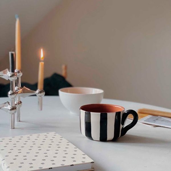 Black Stripe XL Mug
