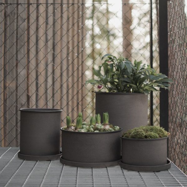 Out Plant Pot Brown