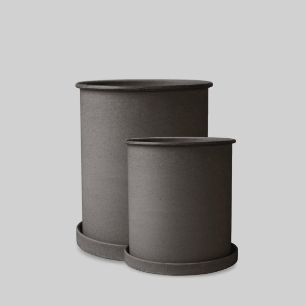 Out Plant Pot Brown