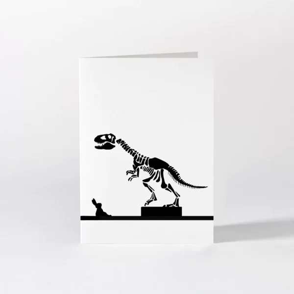 Dinosaur Rabbit Card