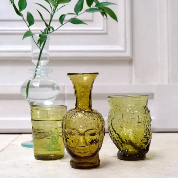 Vase Tête Yellow