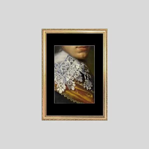 Hals Man Detail Mini Print Framed