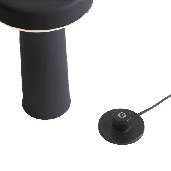 Ease Portable Lamp Black Taupe