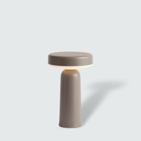 Ease Portable Lamp Black Taupe