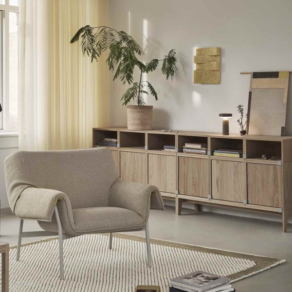 Ease Portable Lamp Black Taupe