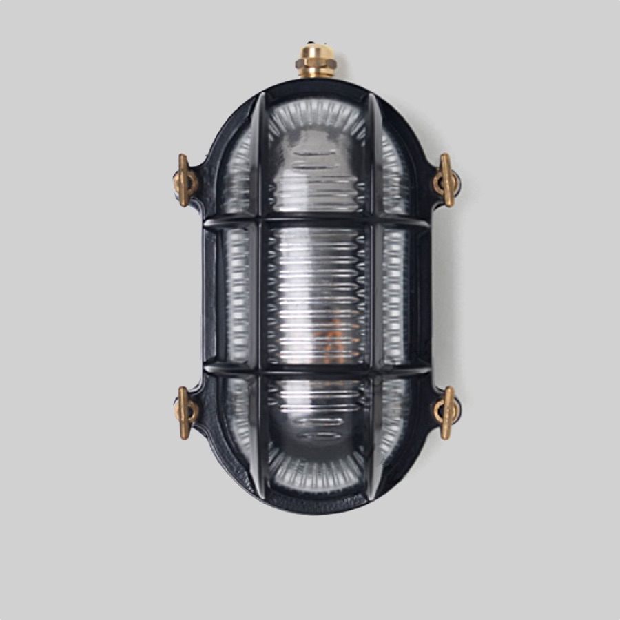 bulkhead black brass S