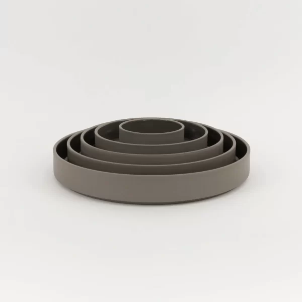Hasami Bowl 145 Dark Grey