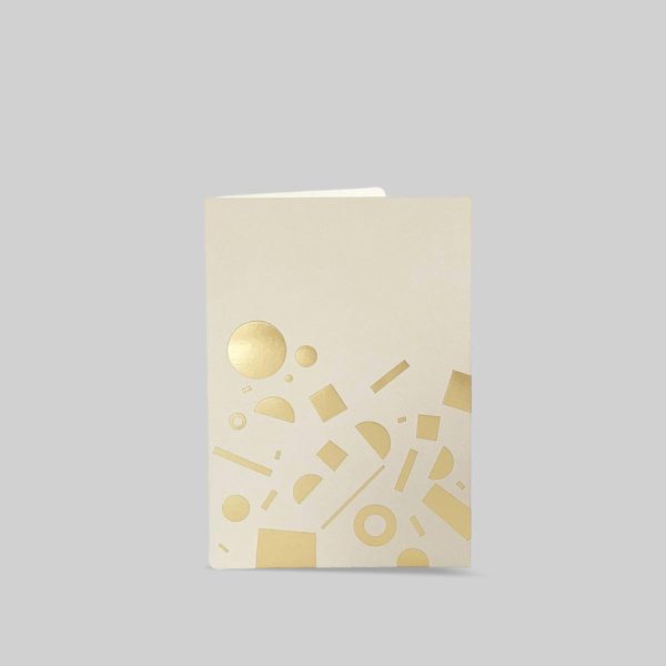 Scatter Card Brass & Mist