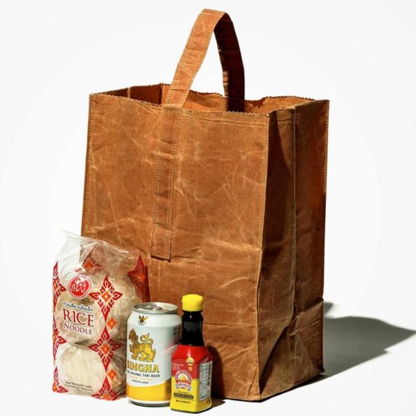 Waxed Cotton Bag with Handle