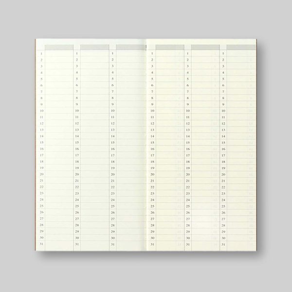 Traveler's Notebook Free Diary Weekly Vertical