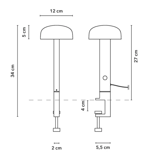 Nod Clamp Lamp
