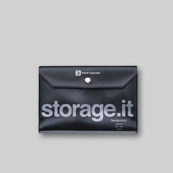 Travel Passport Wallet Black