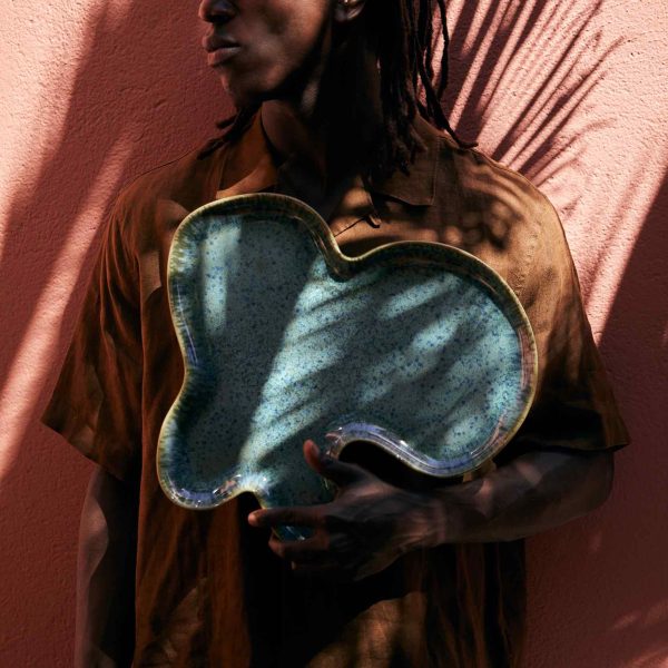 Shell Platter Teal