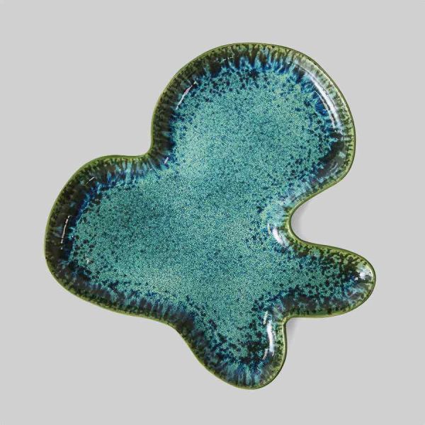 Shell Platter Teal