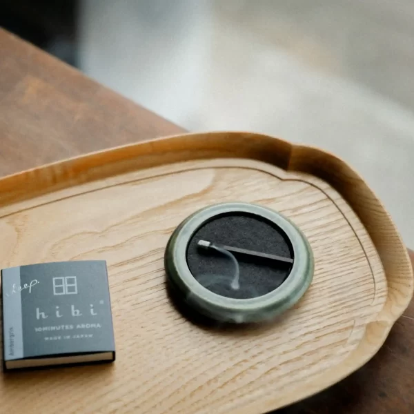 Seto Incence Tray Round