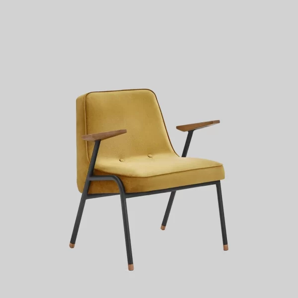 366 Metal Armchair Velvet - Various Colours