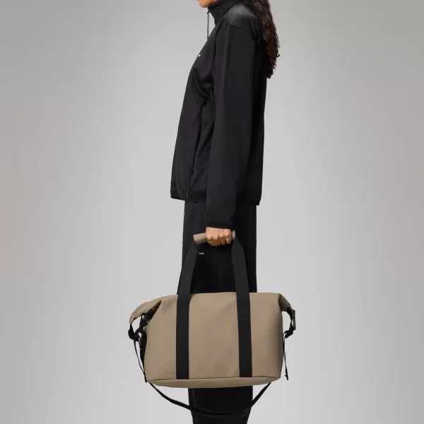 Rains Hilo Weekend Bag Beige Small