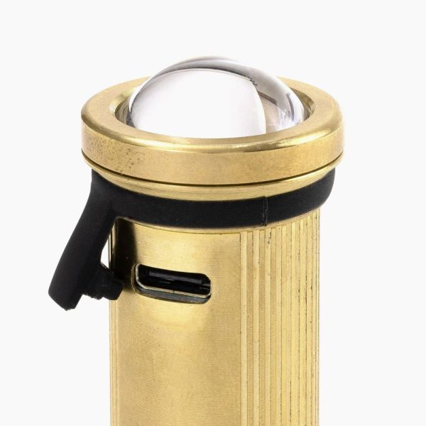 Mini Brass Flashlight