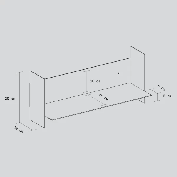 PLI Wall Shelf 60 - Various Colors